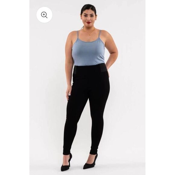 Perch by Blu Pepper Sleek dress pants silhouette plus size‎ 2x NWT - Picture 1 of 9